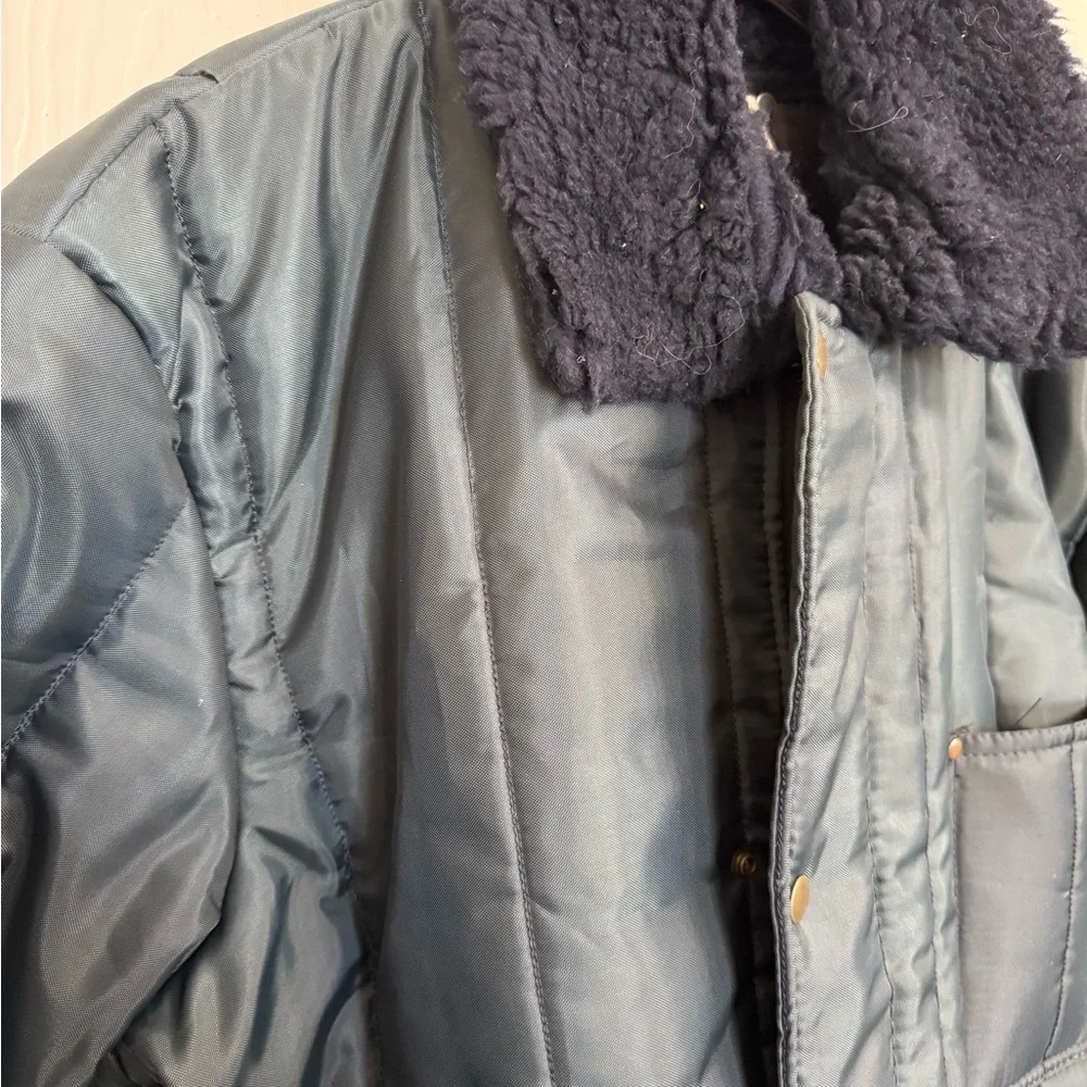 Samco Freezerwear Insulated Jacket XL Workwear Utility Coat Sherpa Collar 8326